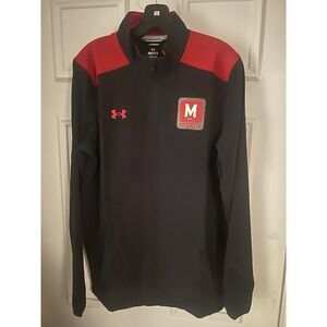 Maryland Under Armour Pullover Mens S 1/4 Zip Lightweight Jacket NWT